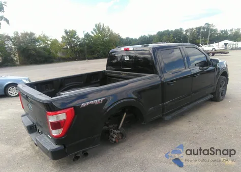 2021 Ford F-150 Lariat z USA, uszkodzony, nr VIN 1FTFW1E85MKE27620